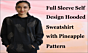 Unisex Tie-Dye Hooded Sweatshirt - Full Sleeve Pattern