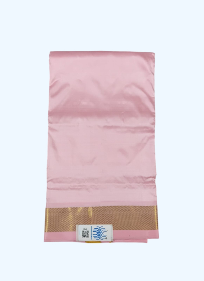 Pure Silk Rose Dhothi