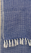 Blue Honeycomb Cotton Towel