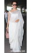 Cotton linen saree