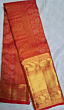 Orange Handmade Silk Saree 01