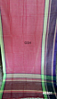 Gamcha Saree, Pink Check pattern with Blouse
