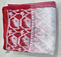 Bengal Mix Cotton White & Red Jamdani Saree