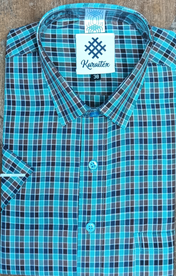 Handloom Cotton Shirt Half Sleeve for Man