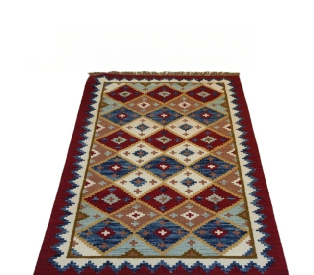 Handloom Kilim Rug | Multicolour