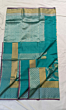 Chanderi Handloom Saree Turquoise 6.25mtr Silk