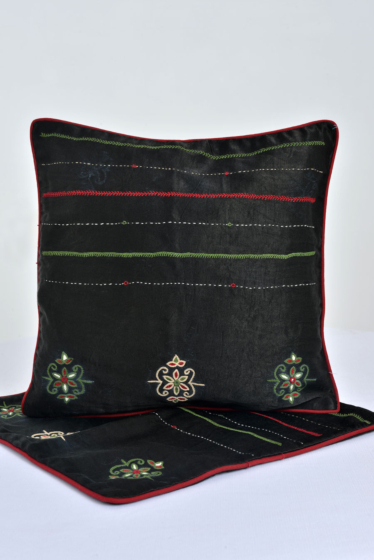 Handcrafted Ahir Work Cushion Cover | Set of 1