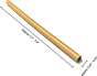 Handmade Bamboo Straws | 5.7” – 5.9” | Long | 0.20”-0.24” Diameter