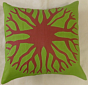APPLIQUE CUSHION COVER