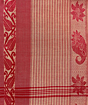 Bengal GI tagged Traditional coral cotton Santipuri saree