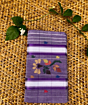 Tirunelveli Chedi butta saree-Violet