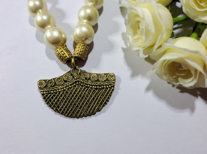 Dhokra Art Brass Pendant | CV202