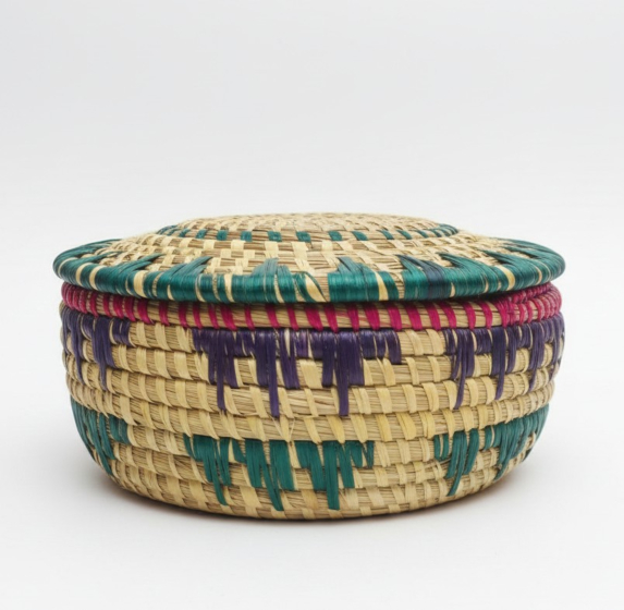 Moonj Grass Braided Container