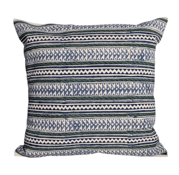 Hand Block Printed Cushion Covers | 16x16 Inches | Set of 2