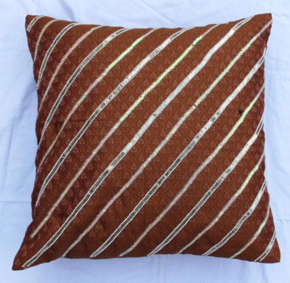 Zari And Zardozi Cushion Cover