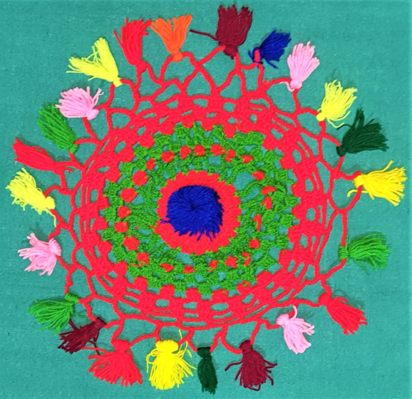 Crochet Woollen Thalposh