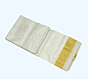 Silk Dhoti | Cream  Colour Dhoti with Golden Zari wide stripe border   | AT 4783   | 60 Kulikai Border size 