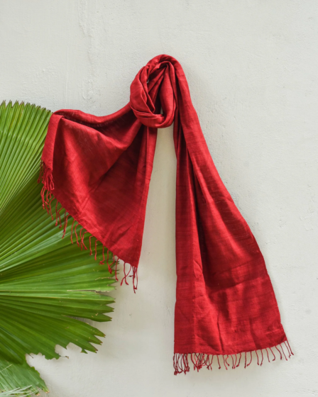 Natural Dyed Eri Stole