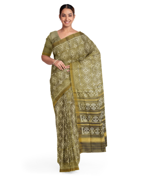 Single Ikat Patola Silk Saree