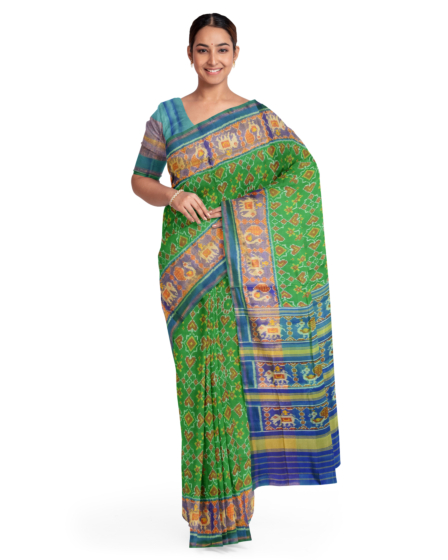 Single Ikat Patola Silk Saree