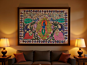 Handmade madhubani painting without Frame 