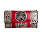 Genuine  Leather Shantiniketan Clutch Bag purse