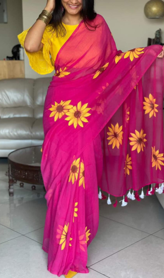 mul cotton saree