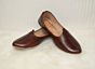 Timeless Brown Leather Womens Jutti