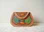 Classy Colorful Embroidered Leather Bag