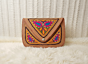 Classy Colorful Embroidered Leather Bag