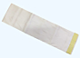 Peach Color Dhothi with Golden Zari border 