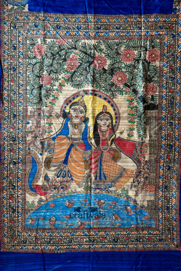 Craftvala Madhubani Painting Saree