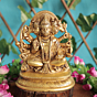 Brass Hanuman Idol for Home & Pooja Room | Heavy Brass Bajrangbali Murti, BH11894