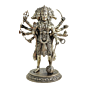 Brass Panchmukhi Hanuman Idol | Large Hanuman Statue for Home Temple & Vastu Decor, BH11920