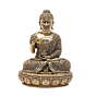 Brass Buddha Idol for Home Decor & Meditation, BH12024