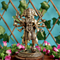 Brass Panchmukhi Hanuman Idol | Large Hanuman Statue for Home Temple & Vastu Decor, BH11920