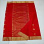 Chanderi Handloom Pattu Soft Silk Sarees | Red