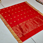 Chanderi Handloom Pattu Soft Silk Sarees | Red
