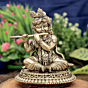 Brass Bal Gopal Idol for Home Temple, Janmashtami & Gift BH12425