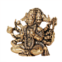 Brass Panchmukhi Hanuman Idol Five Face Hanuman Murti for Pooja BH12026