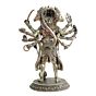 Brass Panchmukhi Hanuman Idol | Large Hanuman Statue for Home Temple & Vastu Decor, BH11920