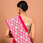 Kadhiyal Handwoven Banarasi Silk Saree in Red