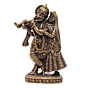 Mini Brass Radha Krishna Idol  Home Temple, Pooja & Gift BH12442