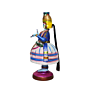 kathakail dancing doll | 14 Inches | Paper mache