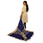 Kotpad dupatta, Kotpad cotton dupatta, handwoven dupatta Odisha, tribal cotton dupatta, natural dyed dupatta, GI tagged Kotpad, Koraput handloom