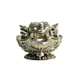 Brass Elephant Diya Decorative Pooja Oil Lamp for Home Temple & Festive Use BH11911