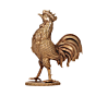 Brass Kukado Statue Mini Brass Rooster Figurine for Home Decor BH12032
