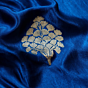 Tribogh Handwoven Banarasi Saree in Blue