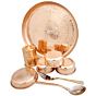 Pure Copper Thali Set | 12-inch