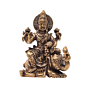 Mini Brass Gaj Lakshmi Idol for Home Temple, Vastu & Gift BH12440